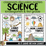 Living and Non Living Posters Kindergarten & First Grade Science