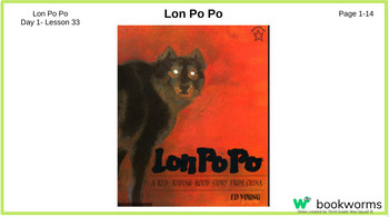 Preview of "Lon Po Po" Google Slides- Bookworms Supplement
