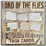 {Lord of the Flies} Figurative Language TASK CARDS