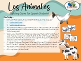 "Los Animales" Memory/Matching Game (Spanish Farm & Ocean 