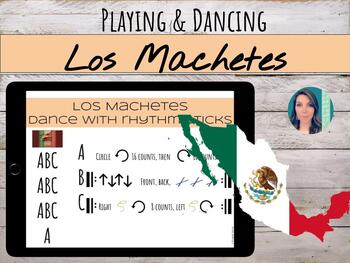 Preview of "Los Machetes" Mexican Mariachi Dance, Percussion Play Along, & Composition