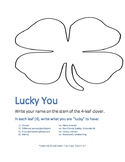 "Lucky You" - Bulletin Board and Campus Activity