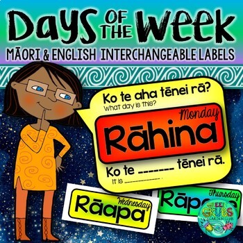 Preview of Days of the Week - Māori and English