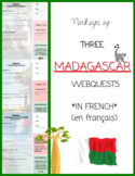 MADAGASCAR (en français) - 3 French Webquests