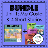 ¡ME GUSTA! Unit 1 for Elementary Spanish + Short Stories