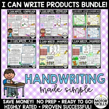Preview of *MEGA BUNDLE* I CAN WRITE PRODUCTS - HUGE SAVINGS!