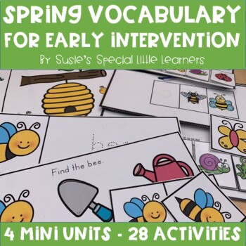 Preview of SPRING LITERACY FOR PRESCHOOL SPECIAL EDUCATION & SPEECH