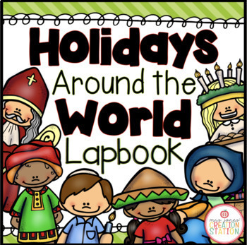 Preview of WINTER HOLIDAYS AROUND THE WORLD LAPBOOK