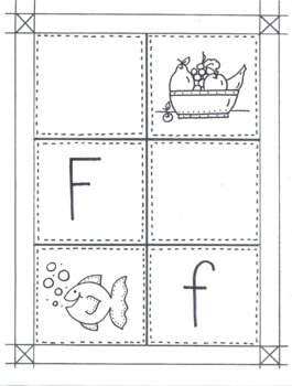 Preview of 'MY ABC BOOK'  Letter Ff