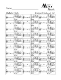 "Mad Music": Mallets- Concert Bb Scale! Fingering/Note ide