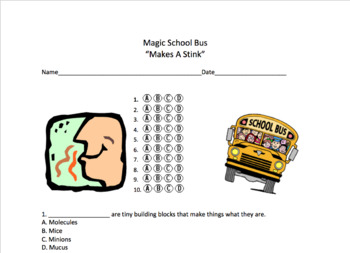 Makes A Stink Magic School Bus Video Quiz Distance Learning