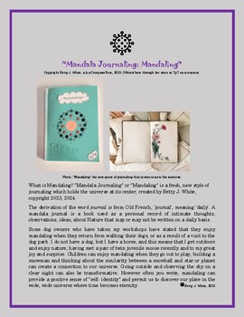 Preview of ~Mandala Journaling: "Mandaling" or How to Write a Nature Journal~