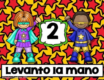 Super Hero Rules Spanish , English & Bilingual by Sasha's Creations