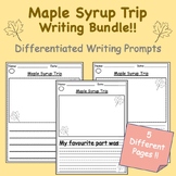 * Maple Syrup Trip Writing Prompts *