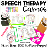Speech Therapy Games for Spring Articulation