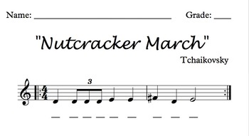 Preview of "March" theme from the Nutcracker for Glockenspiels/Xylophones