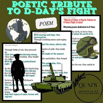 Preview of "March of Valor: A Poetic Tribute to D-Day's Fight, 6 June"