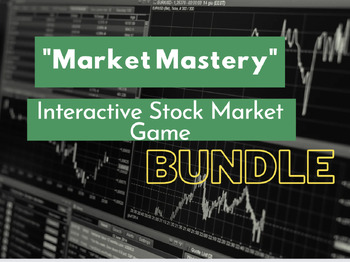 Preview of "Market Mastery" Interactive Stock Market Game - 4 Week Project Bundle