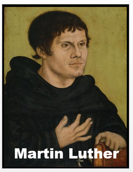 Preview of "Martin Luther" - Article, Power Point, Activities, Assessments (DL)