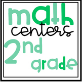 Math Centers 2nd Grade - (Unit 1)