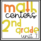 Math Centers - 2nd Grade (Unit 7)