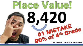 Preview of [Math Challenge #18] PLACE VALUE Confusion! Don't make this mistake!