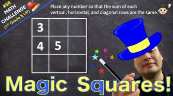 Preview of [Math Challenge #36] Magic Squares! The Only Trick you need to know!!