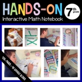 Math Interactive Notebook Seventh Grade with Scaffolded Notes + Google Slides