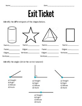 Preview of "Math Mastery Exit Ticket" – Engaging & Differentiated Worksheet for Grades 3-5