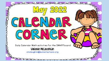 Preview of *REVISED May 2022* Daily Smartboard CALENDAR CORNER