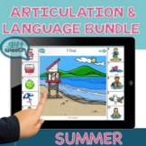 Summer Articulation and Language speech therapy activities
