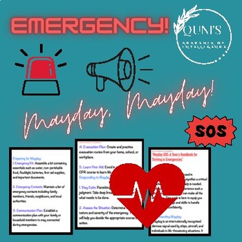 Preview of "Mayday SOS: A Teen's Handbook for Thriving in Emergencies"!