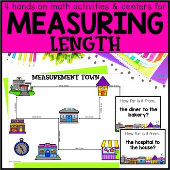 Preview of Measurement Activities | Measuring Length | Math Centers | 2.MD.1