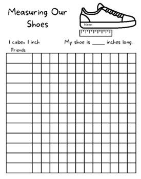 Preview of "Measuring Our Shoes"- Comparing length and measurements activity