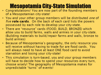 Preview of *Mesopotamia City-State Simulation*