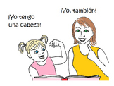 ¡Mi cuerpo! Coloring book, lesson, activities for learning