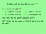 ***Middle School Science Warm-up Problems/Problems of the Day***
