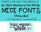"Midi" Fonts Volume One