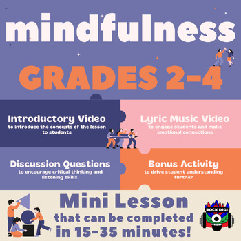Preview of "Mindfulness" Mini Lesson for Grades 2-4