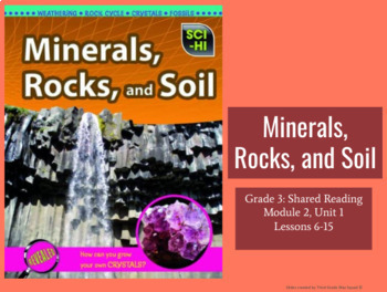 Preview of "Minerals, Rocks, and Soil" Google Slides- Bookworms Supplement