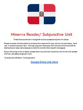 Preview of "Minerva" Reader & Subjunctive Choice Unit