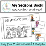 Four Seasons Activity  - Mini Book & Word Wall Cards