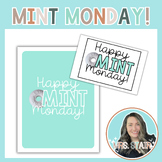 "Mint Monday" Jar Labels + Posters