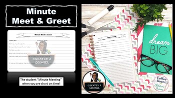 Preview of "Minute Meeting" Student Meet & Greet