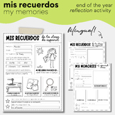 "Mis Recuerdos/My Memories" End-of-Year Reflection Activit