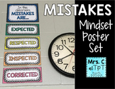 "Mistakes in this Classroom" Mindset Poster Set