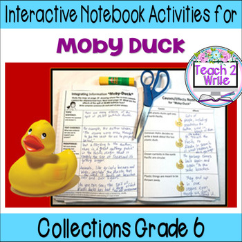 Preview of "Moby-Duck" Interactive Notebook ELA Collections 3 Gr. 6