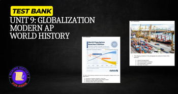 Preview of  Modern AP World History: Unit 9 Globalization Test Bank