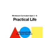#MontessoriForMe - Curriculum Guide - Practical Life
