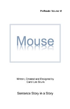 Preview of 'Mouse' Volume 12 PreReader Book
